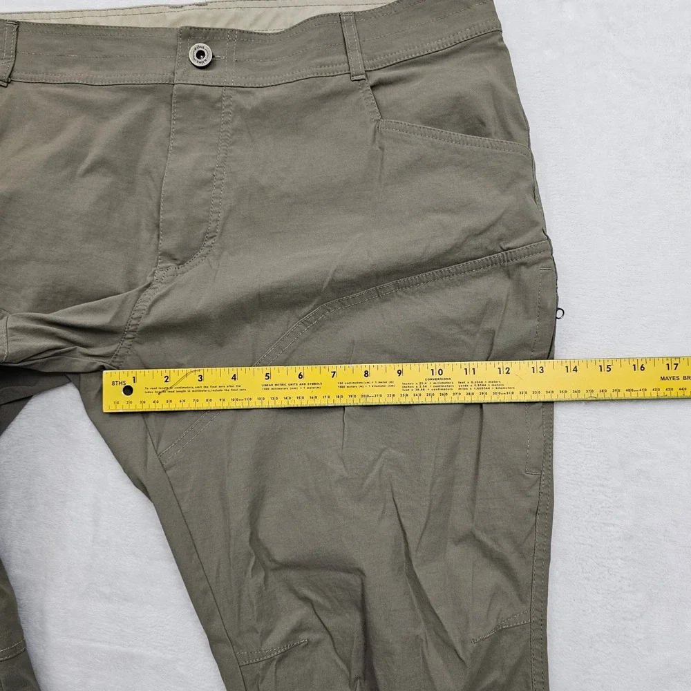 Kuhl Renegade Rock Pants Mens 40x29 Brown Technical Hiking Gorpcore 5603